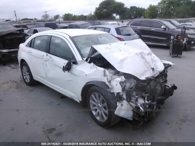 1C3BC1FB2BN576858 - 2011 CHRYSLER 200 TOURING WHITE photo 1