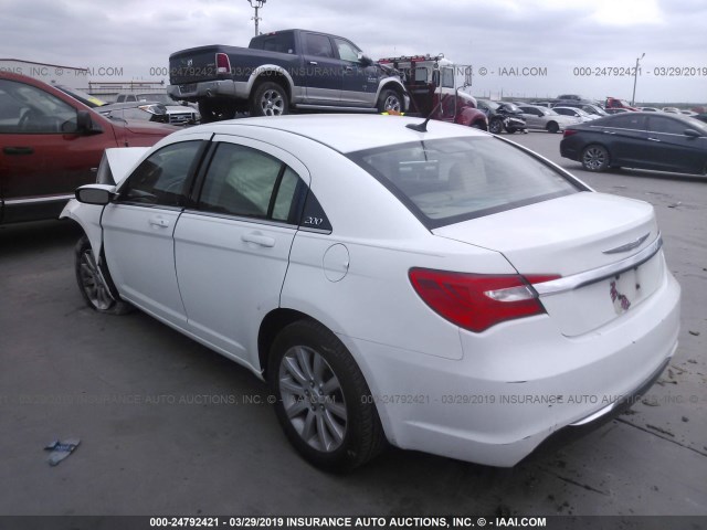 1C3BC1FB2BN576858 - 2011 CHRYSLER 200 TOURING WHITE photo 3