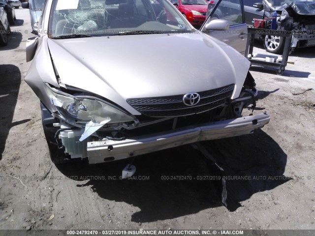 JTDBE32K130242553 - 2003 TOYOTA CAMRY LE/XLE Қоңыр фото 6