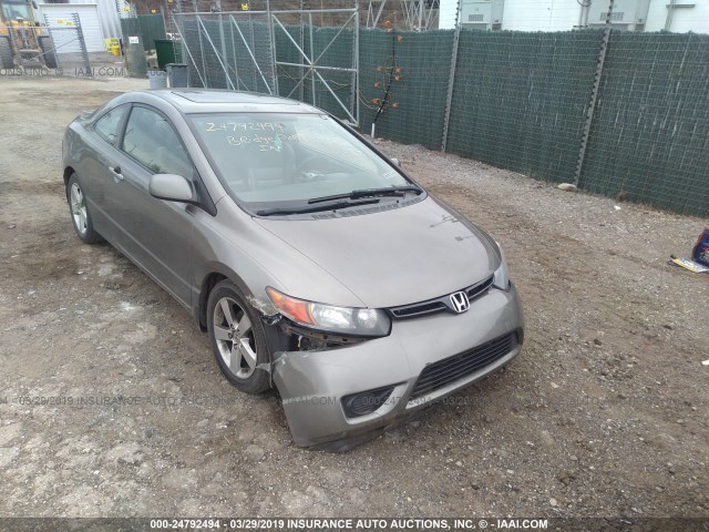 2HGFG129X8H557918 - 2008 HONDA CIVIC EXL GRAY photo 1