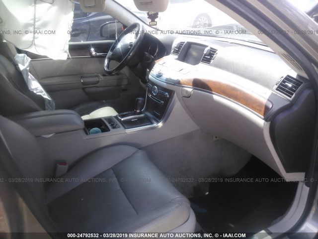 JNKCY01E09M802889 - 2009 INFINITI M35 SPORT GRAY photo 5