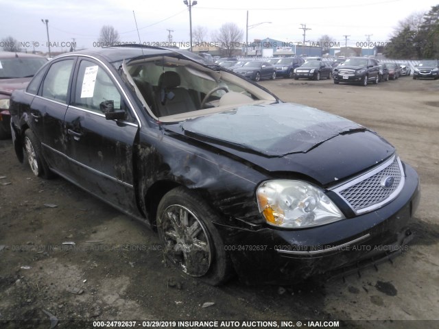 1FAHP28106G100452 - 2006 FORD FIVE HUNDRED LIMITED BLACK photo 1