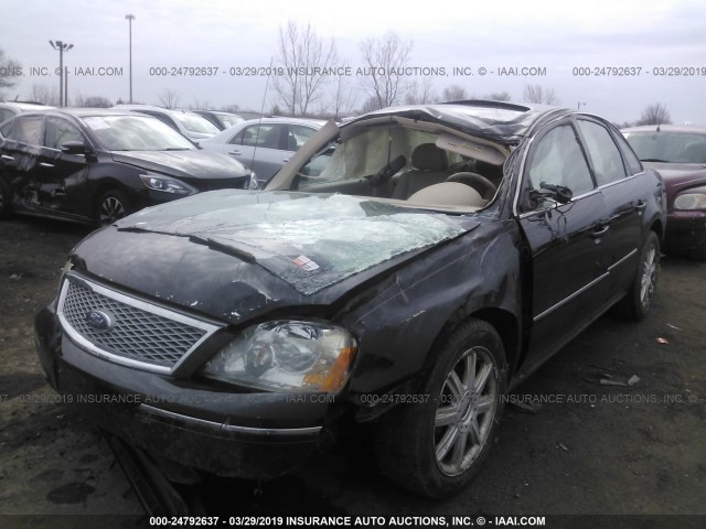 1FAHP28106G100452 - 2006 FORD FIVE HUNDRED LIMITED BLACK photo 6