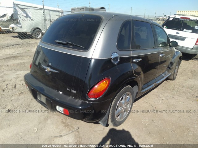 3C8FY68875T517210 - 2005 CHRYSLER PT CRUISER LIMITED BLACK photo 4