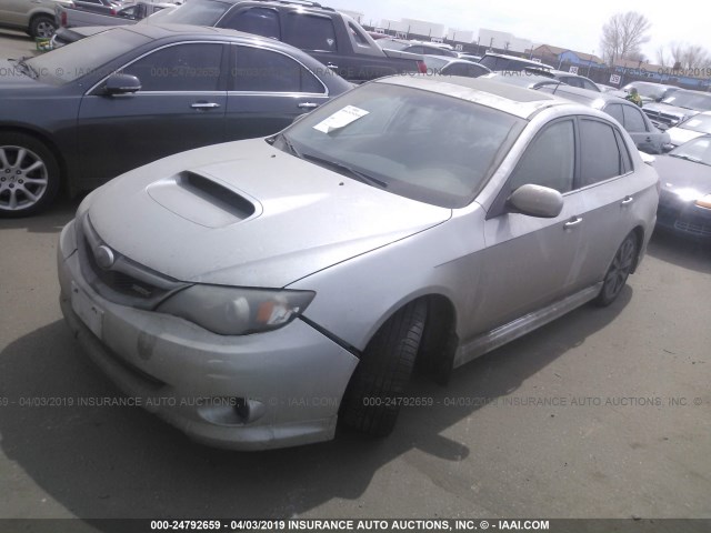 JF1GE7G62AG509962 - 2010 SUBARU IMPREZA WRX LIMITED SILVER photo 2