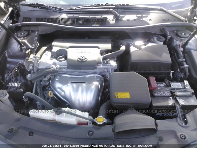 4T1BF1FK5EU838137 - 2014 TOYOTA CAMRY L/SE/LE/XLE 灰色 照片 10