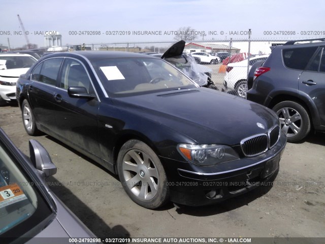 WBAHN83507DT68382 - 2007 BMW 750 BLACK photo 1