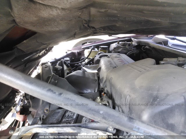 4T1BE32K55U425705 - 2005 TOYOTA CAMRY LE/XLE/SE RED photo 10