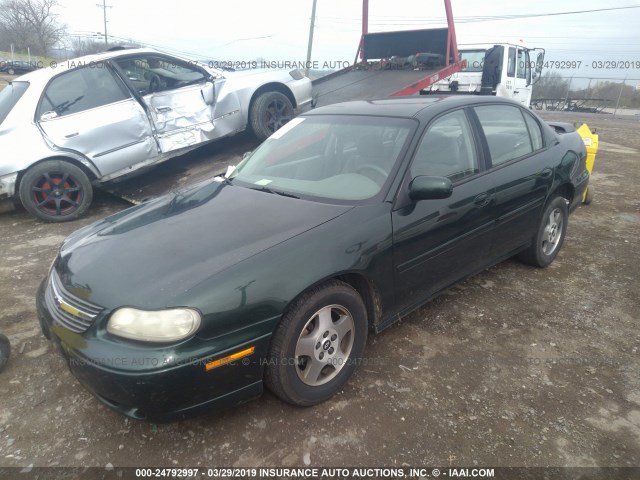 1G1NE52JX3M670221 - 2003 CHEVROLET MALIBU LS GREEN photo 2