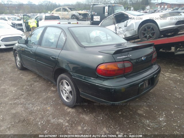 1G1NE52JX3M670221 - 2003 CHEVROLET MALIBU LS GREEN photo 3