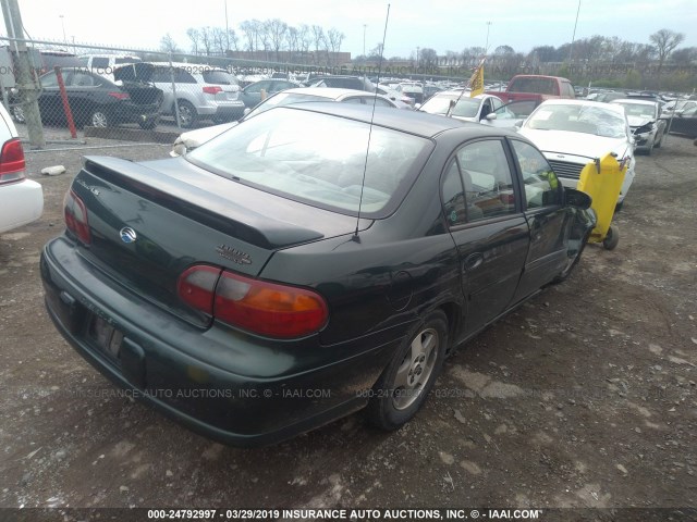 1G1NE52JX3M670221 - 2003 CHEVROLET MALIBU LS GREEN photo 4