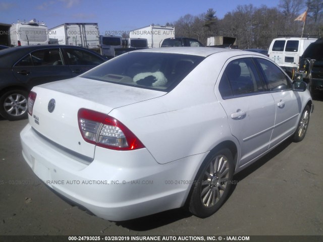 3MEHM08Z97R604925 - 2007 MERCURY MILAN PREMIER WHITE photo 4