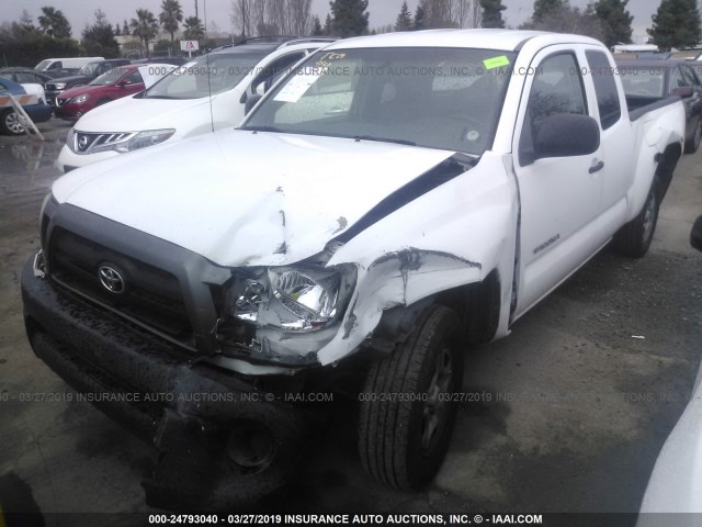 5TETX22NX5Z050053 - 2005 TOYOTA TACOMA ACCESS CAB თეთრი ფოტო 2