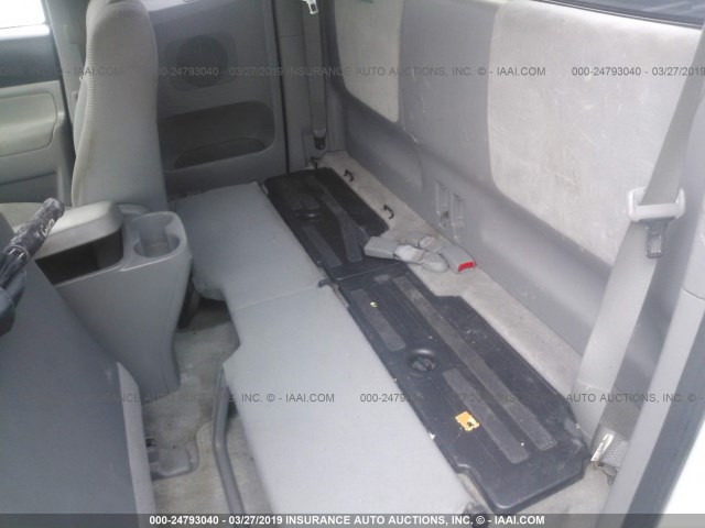 5TETX22NX5Z050053 - 2005 TOYOTA TACOMA ACCESS CAB თეთრი ფოტო 8