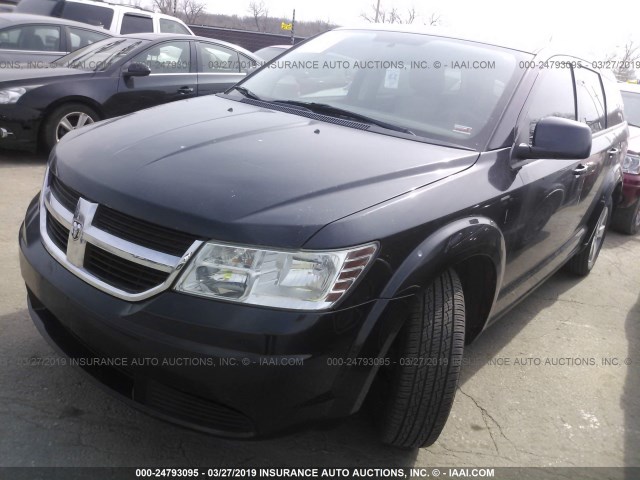 3D4GG57V49T205087 - 2009 DODGE JOURNEY SXT BLACK photo 2