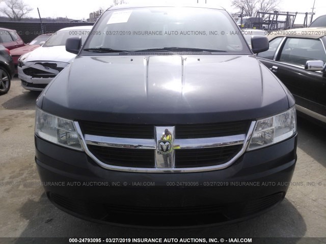 3D4GG57V49T205087 - 2009 DODGE JOURNEY SXT BLACK photo 6