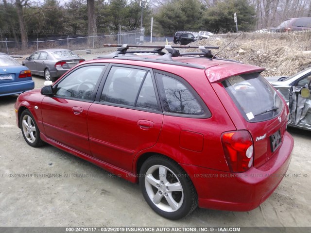 JM1BJ245131105457 - 2003 MAZDA PROTEGE PR5 RED photo 3