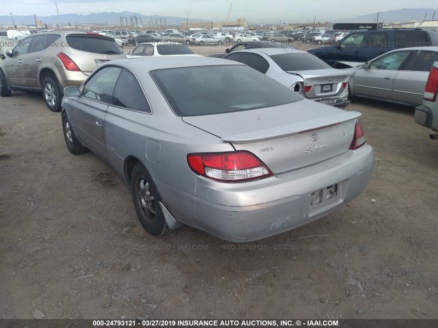 2T1CF28P0XC244790 - 1999 TOYOTA CAMRY SOLARA SE/SLE SILVER photo 3