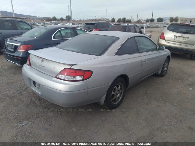 2T1CF28P0XC244790 - 1999 TOYOTA CAMRY SOLARA SE/SLE SILVER photo 4