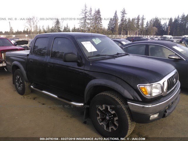 5TEGN92N84Z414954 - 2004 TOYOTA TACOMA DOUBLE CAB PRERUNNER BLACK photo 1
