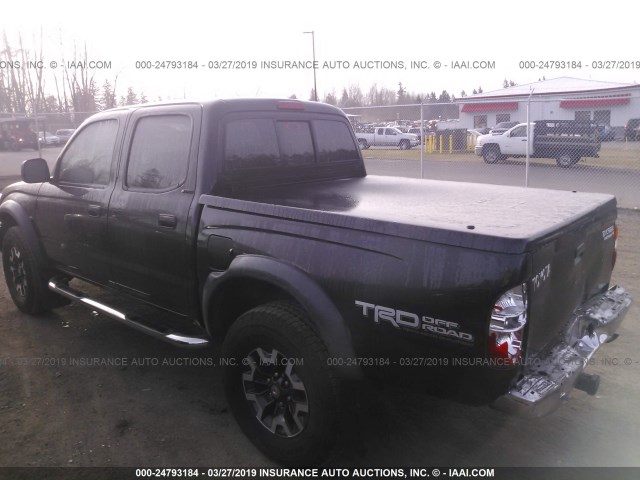 5TEGN92N84Z414954 - 2004 TOYOTA TACOMA DOUBLE CAB PRERUNNER BLACK photo 3