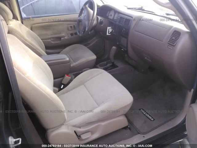 5TEGN92N84Z414954 - 2004 TOYOTA TACOMA DOUBLE CAB PRERUNNER BLACK photo 5