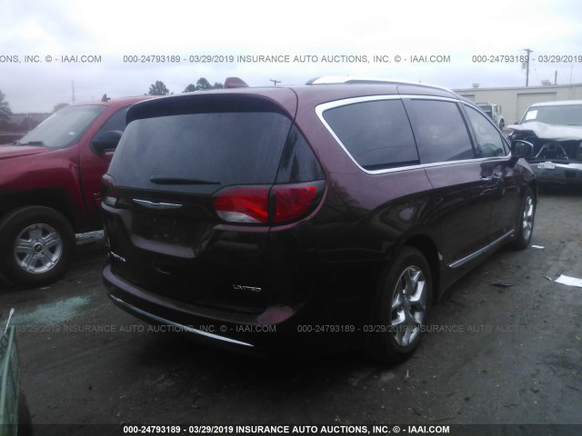 2C4RC1GG9KR551897 - 2019 CHRYSLER PACIFICA LIMITED RED photo 4