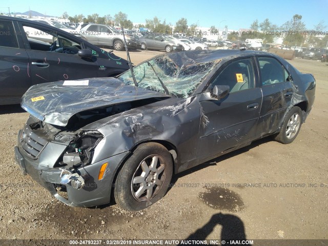 1G6DP567650237553 - 2005 CADILLAC CTS HI FEATURE V6 GRAY photo 2