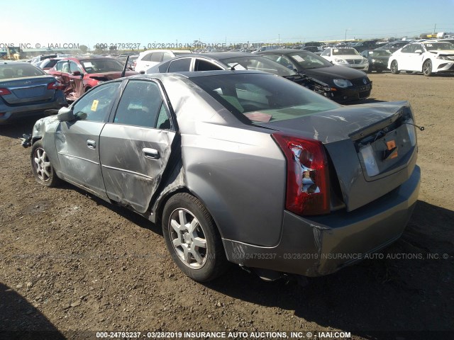 1G6DP567650237553 - 2005 CADILLAC CTS HI FEATURE V6 GRAY photo 3