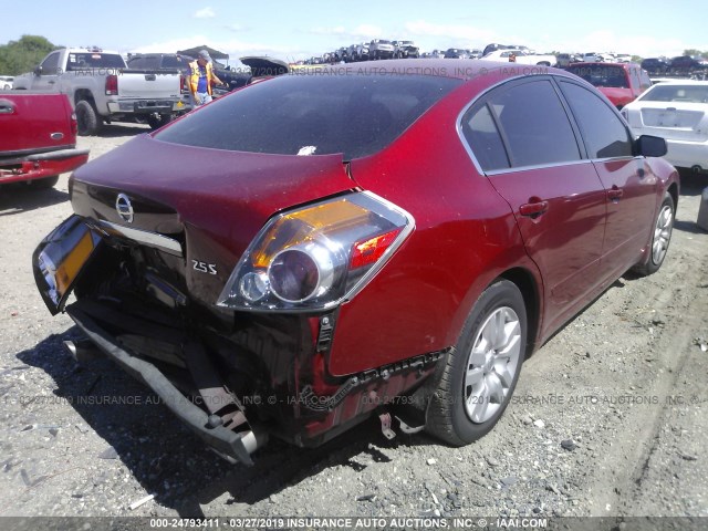 1N4AL21E89N452690 - 2009 NISSAN ALTIMA 2.5/2.5S MAROON photo 4