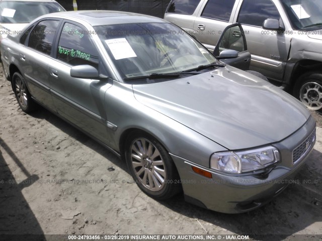 YV1TS592761442750 - 2006 VOLVO S80 2.5T GREEN photo 1