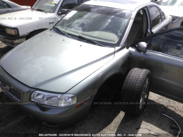 YV1TS592761442750 - 2006 VOLVO S80 2.5T GREEN photo 2