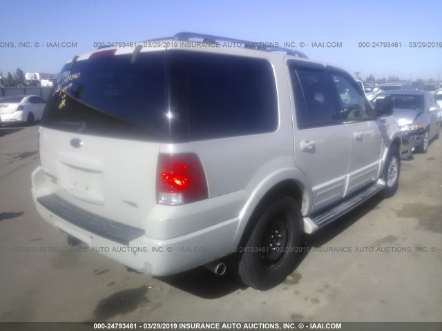 1FMFU205X6LA39963 - 2006 FORD EXPEDITION LIMITED WHITE photo 4