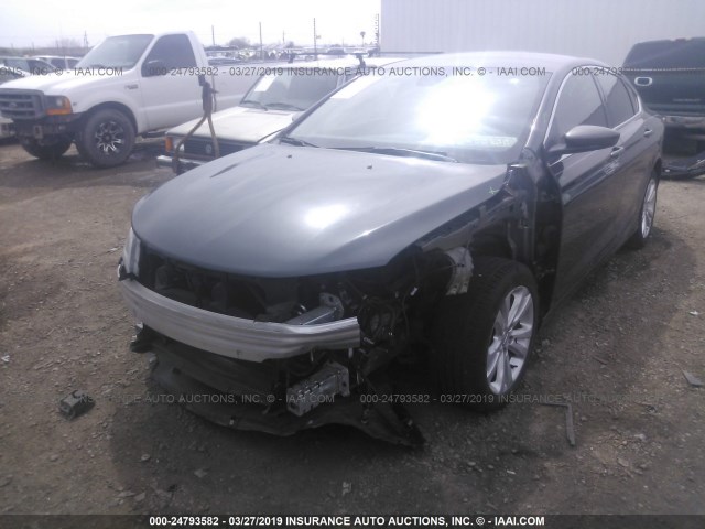 1C3CCCFB0GN186624 - 2016 CHRYSLER 200 LX GRAY photo 6