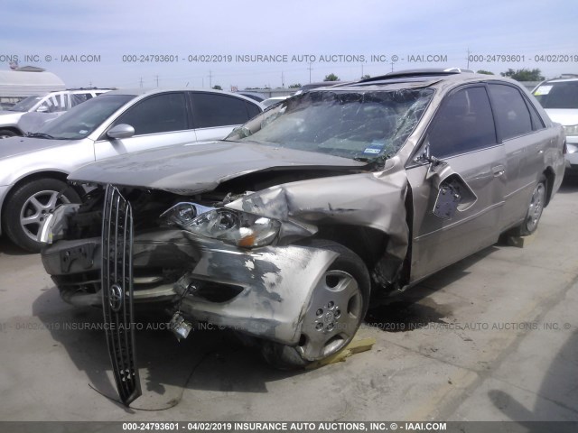 4T1BF28B54U364370 - 2004 TOYOTA AVALON XL/XLS TAN photo 2