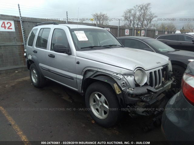 1J4GL48K63W565691 - 2003 JEEP LIBERTY SPORT/FREEDOM SILVER photo 1