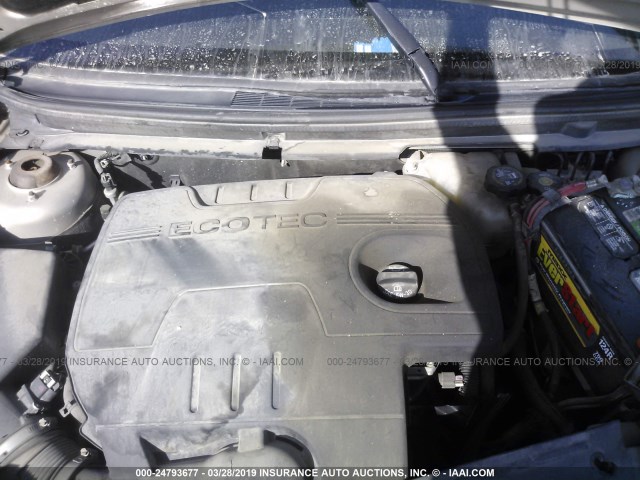 1G1ZC5E10BF234127 - 2011 CHEVROLET MALIBU 1LT 金色 照片 10