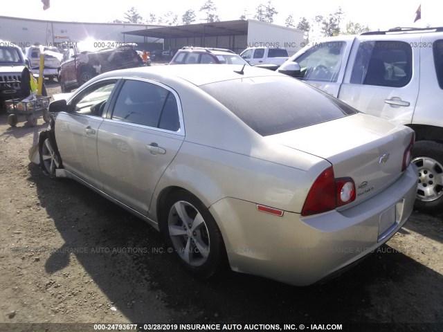 1G1ZC5E10BF234127 - 2011 CHEVROLET MALIBU 1LT 金色 照片 3