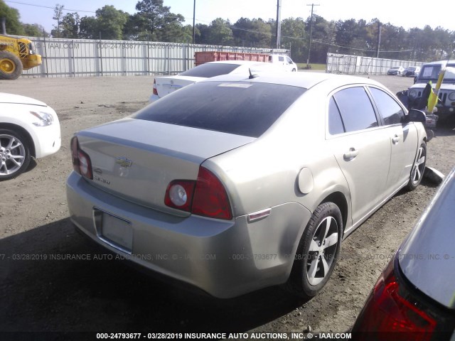 1G1ZC5E10BF234127 - 2011 CHEVROLET MALIBU 1LT 金色 照片 4