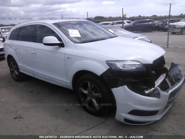 WA1DGAFE0DD014351 - 2013 AUDI Q7 PRESTIGE WHITE photo 1