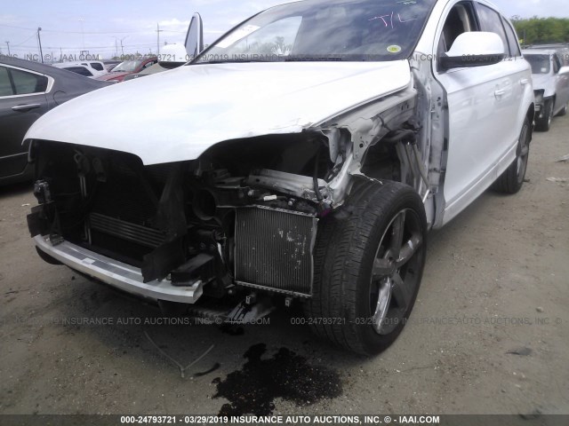 WA1DGAFE0DD014351 - 2013 AUDI Q7 PRESTIGE WHITE photo 6