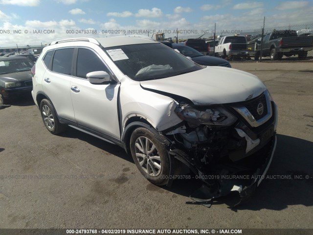 KNMAT2MV0JP554547 - 2018 NISSAN ROGUE S/SV WHITE photo 1