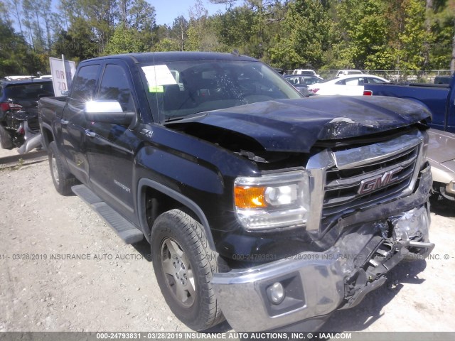 3GTU2VEC8EG226639 - 2014 GMC SIERRA K1500 SLT BLACK photo 1