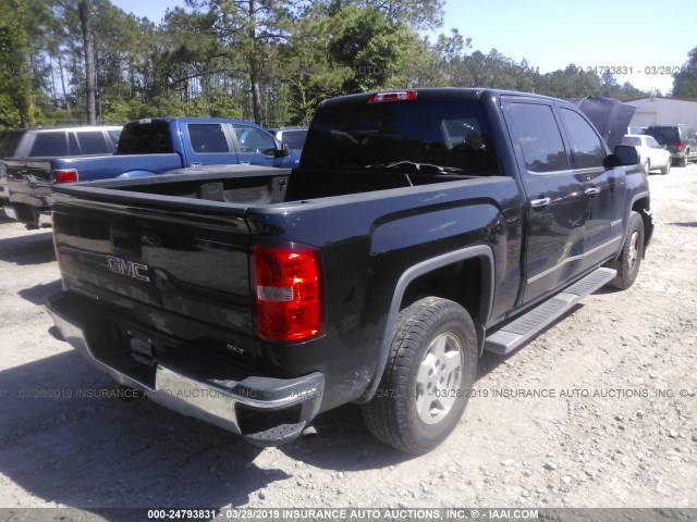 3GTU2VEC8EG226639 - 2014 GMC SIERRA K1500 SLT BLACK photo 4