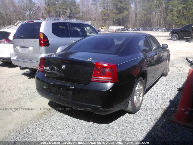 2B3KA43R67H643757 - 2007 DODGE CHARGER SE/SXT BLACK photo 4