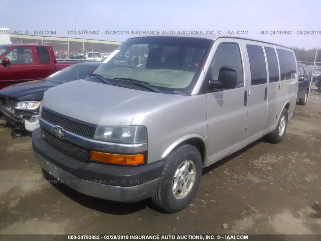 1GNFG15T561122023 - 2006 CHEVROLET EXPRESS G1500  BEIGE photo 2