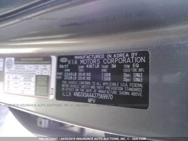 KNDJX3AA4J7569970 - 2018 KIA SOUL ! Boz foto 9