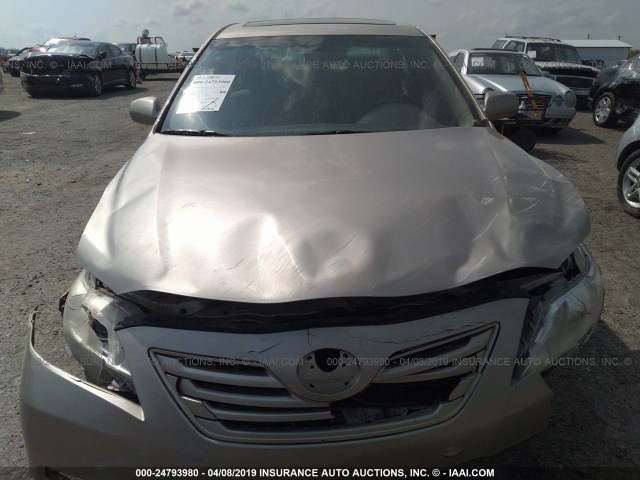 4T1BE46K29U286865 - 2009 TOYOTA CAMRY SE/LE/XLE BEIGE photo 6