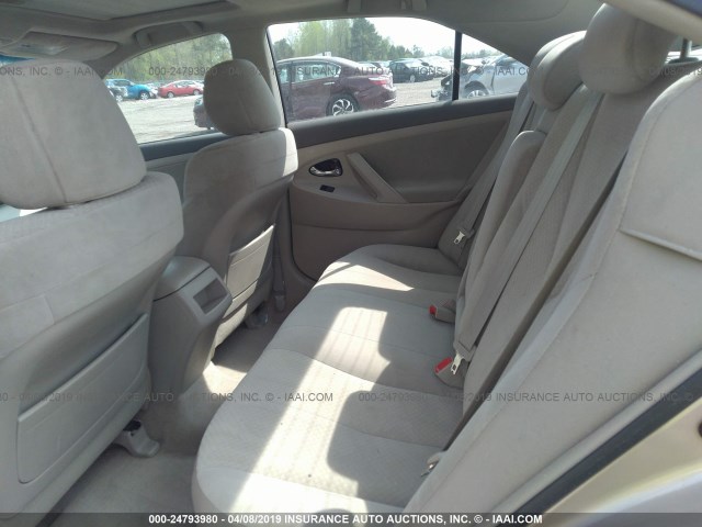 4T1BE46K29U286865 - 2009 TOYOTA CAMRY SE/LE/XLE BEIGE photo 8