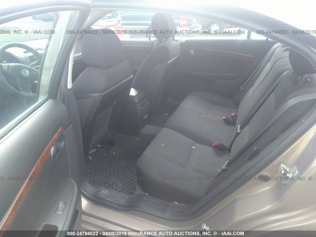 1G8ZV57787F312741 - 2007 SATURN AURA XR BROWN photo 8